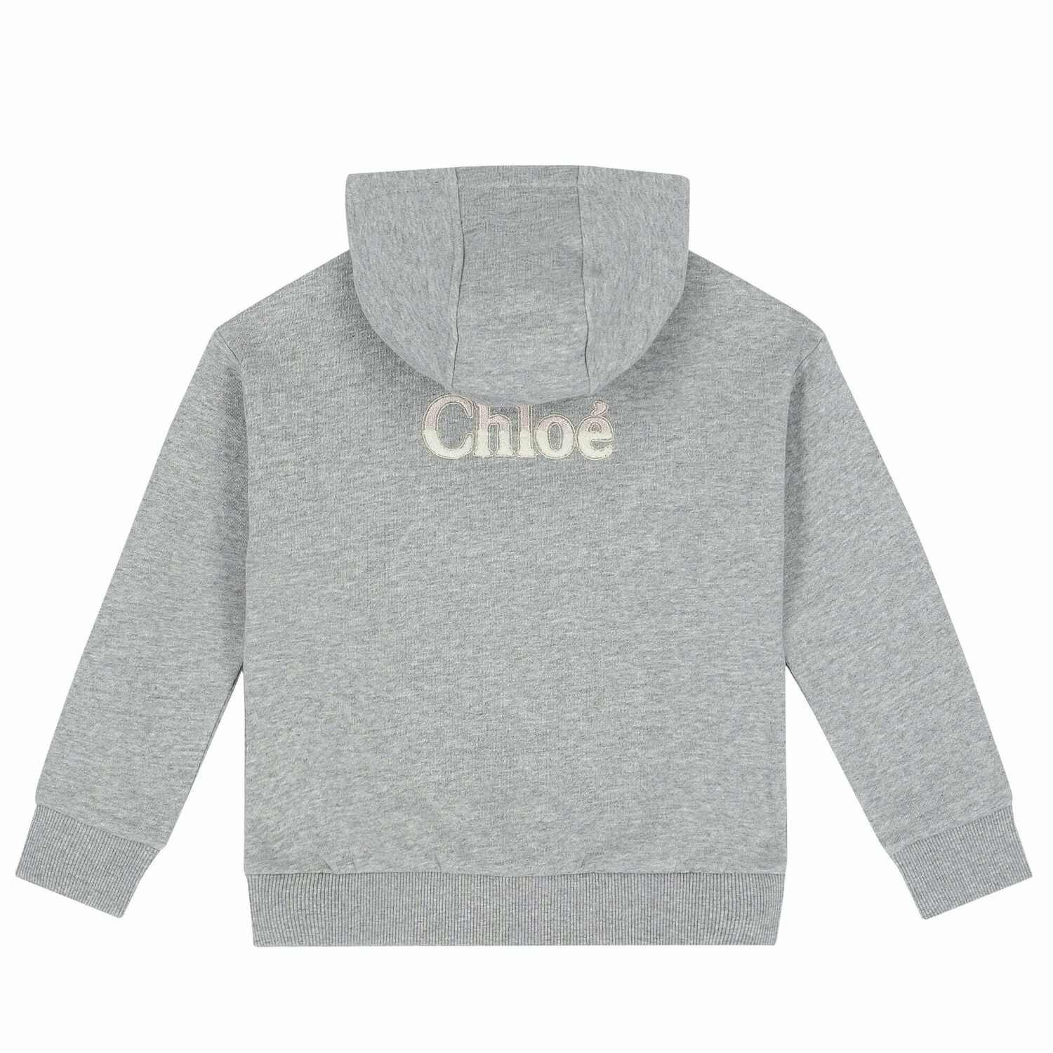 Girls Grey Hooded Top, 1, hi-res image number null