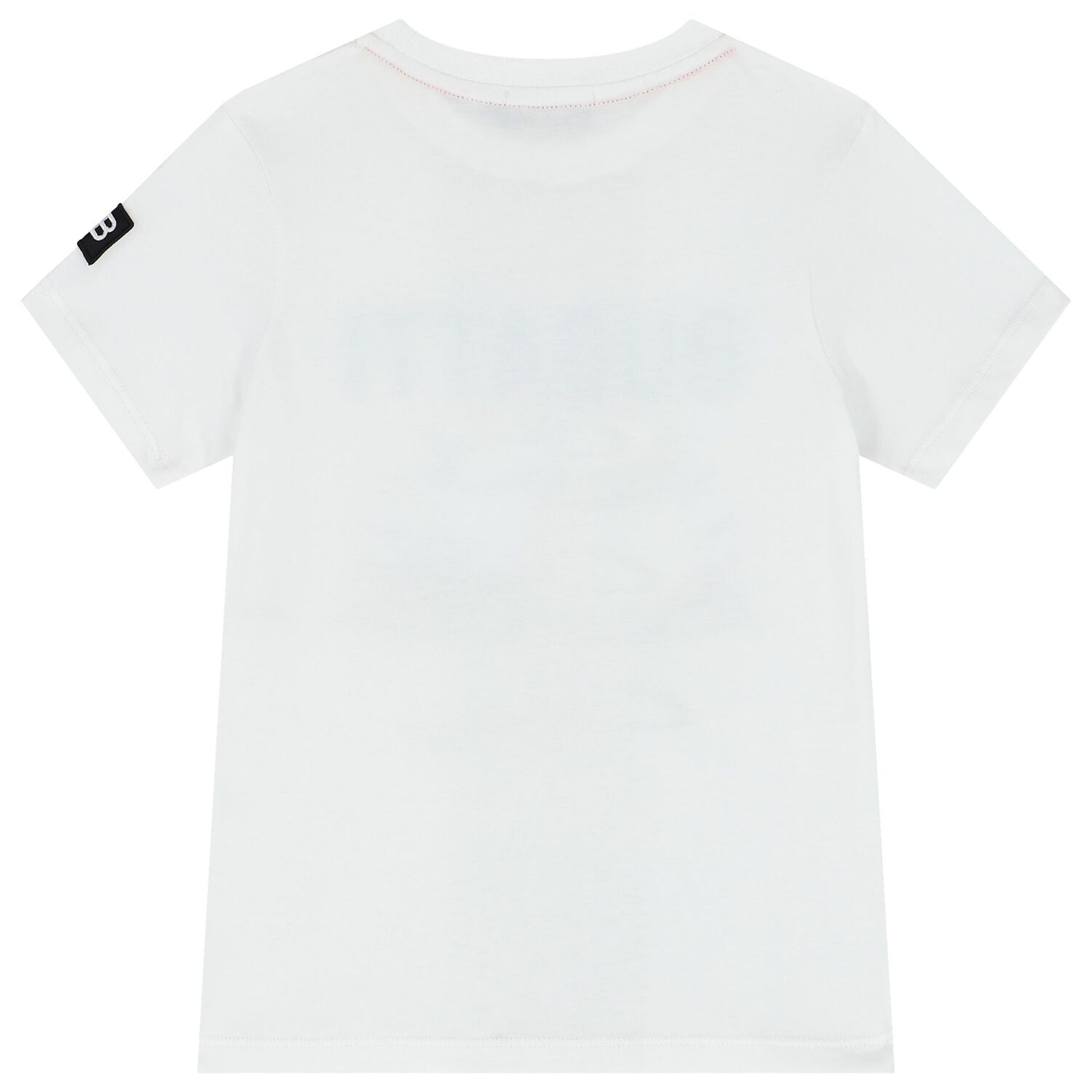 Boys White Logo T-Shirt, 1, hi-res