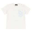 Baby Boys Ivory & Blue Barocco Shorts Set, 1, hi-res