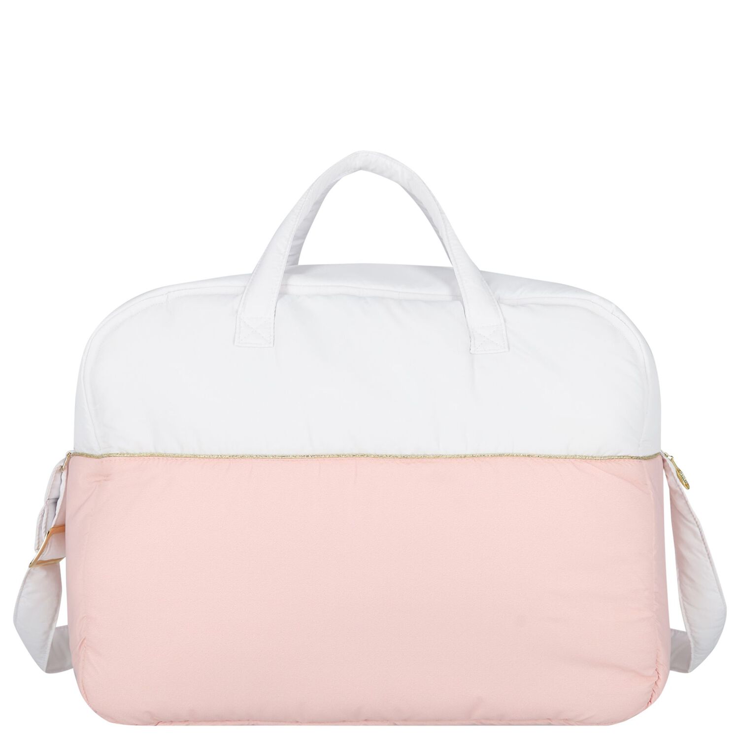 White & Pink Logo Baby Changing Bag, 2, hi-res