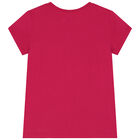 Girls Pink Polo Bear T-Shirt, 1, hi-res