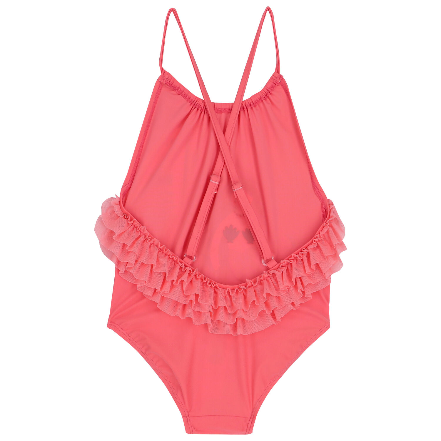 Girls Pink Mermaid Swimsuit, 1, hi-res