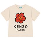 Girls Ivory Boke Flower T-Shirt, 1, hi-res