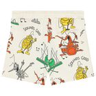Boys Ivory Musical Bug Shorts, 1, hi-res