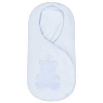 Baby Boys Blue Teddy Bear Nest