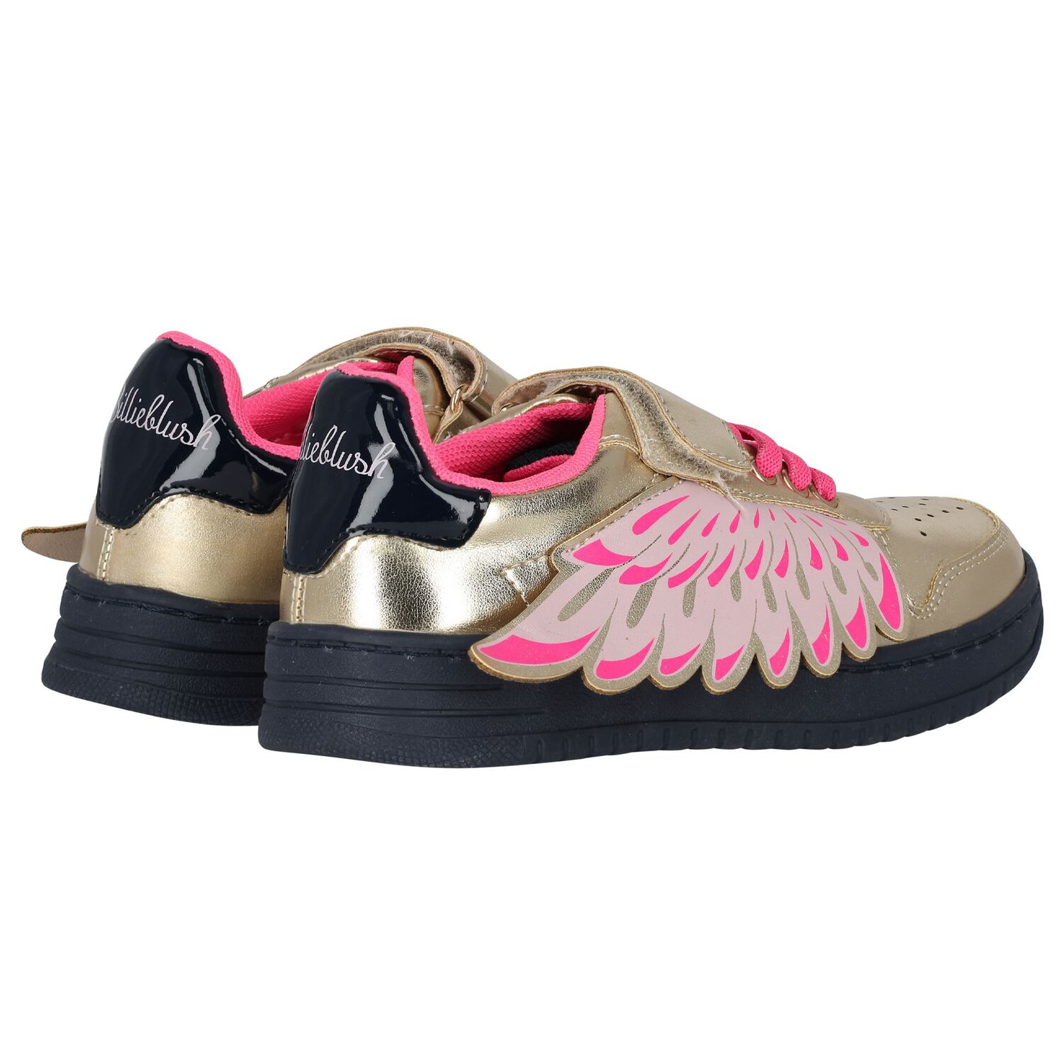Girls Gold Wings Trainers, 1, hi-res