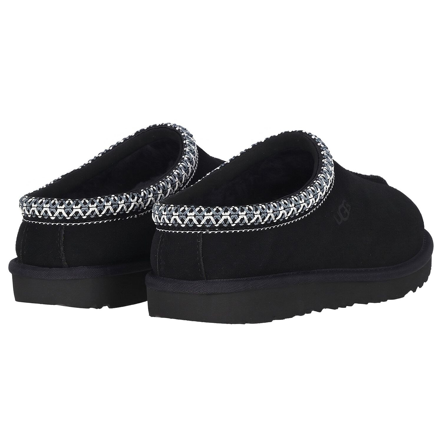 Black Tasman II Suede Mules, 1, hi-res