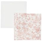 Baby Girls Pink & White Toile De Jouy Muslin Swaddles ( 2-Pack ), 3, hi-res