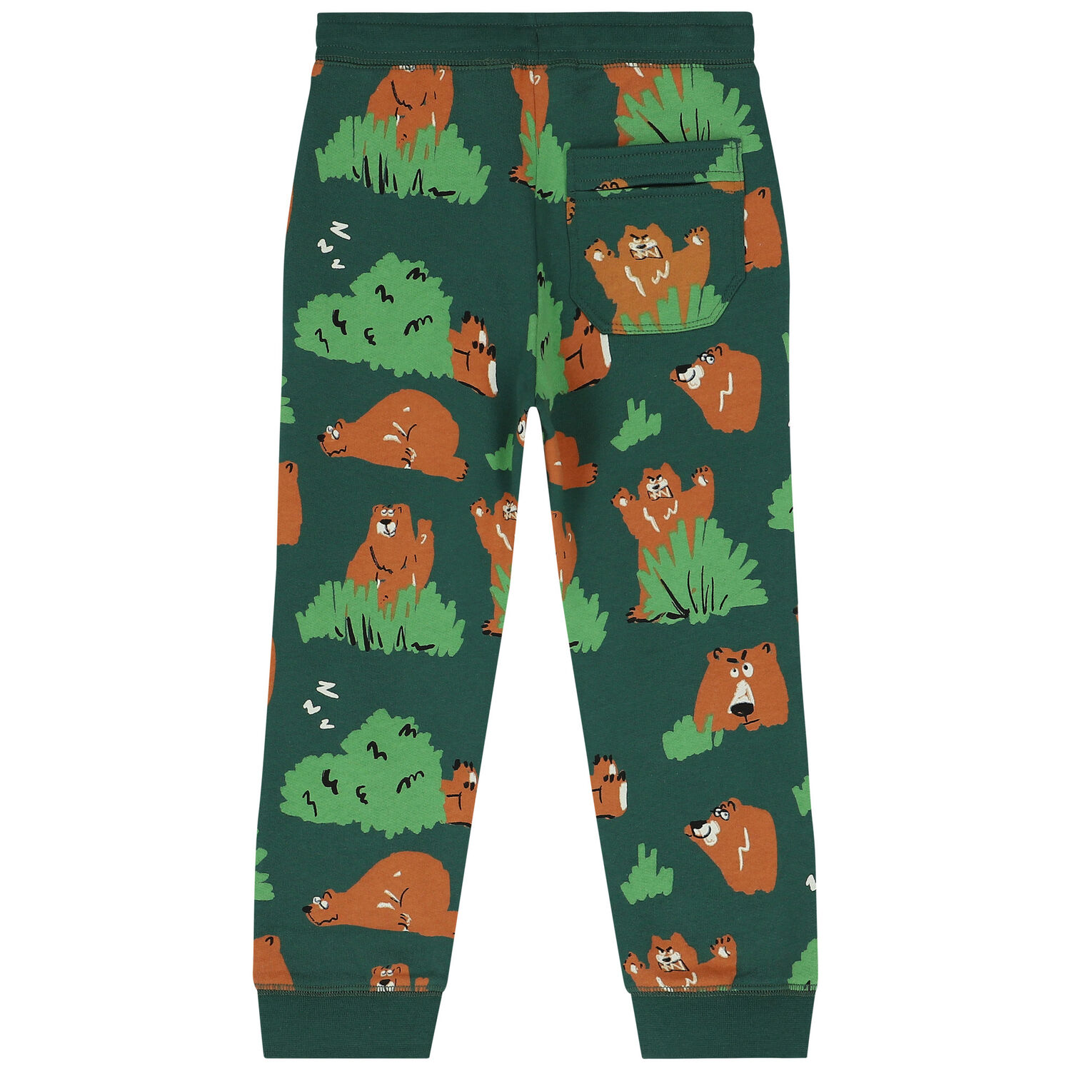 Boys Green Bear Joggers, 1, hi-res image number null