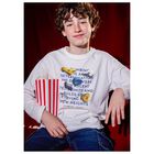 Boys Ivory Long Sleeve Top, 1, hi-res