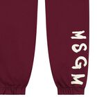 Burgundy Logo Joggers, 3, hi-res
