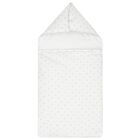 White Silver Bow Baby Nest, 1, hi-res