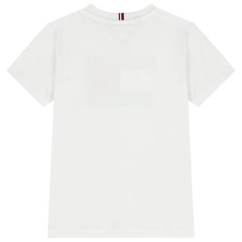 Boys White Logo T-Shirt