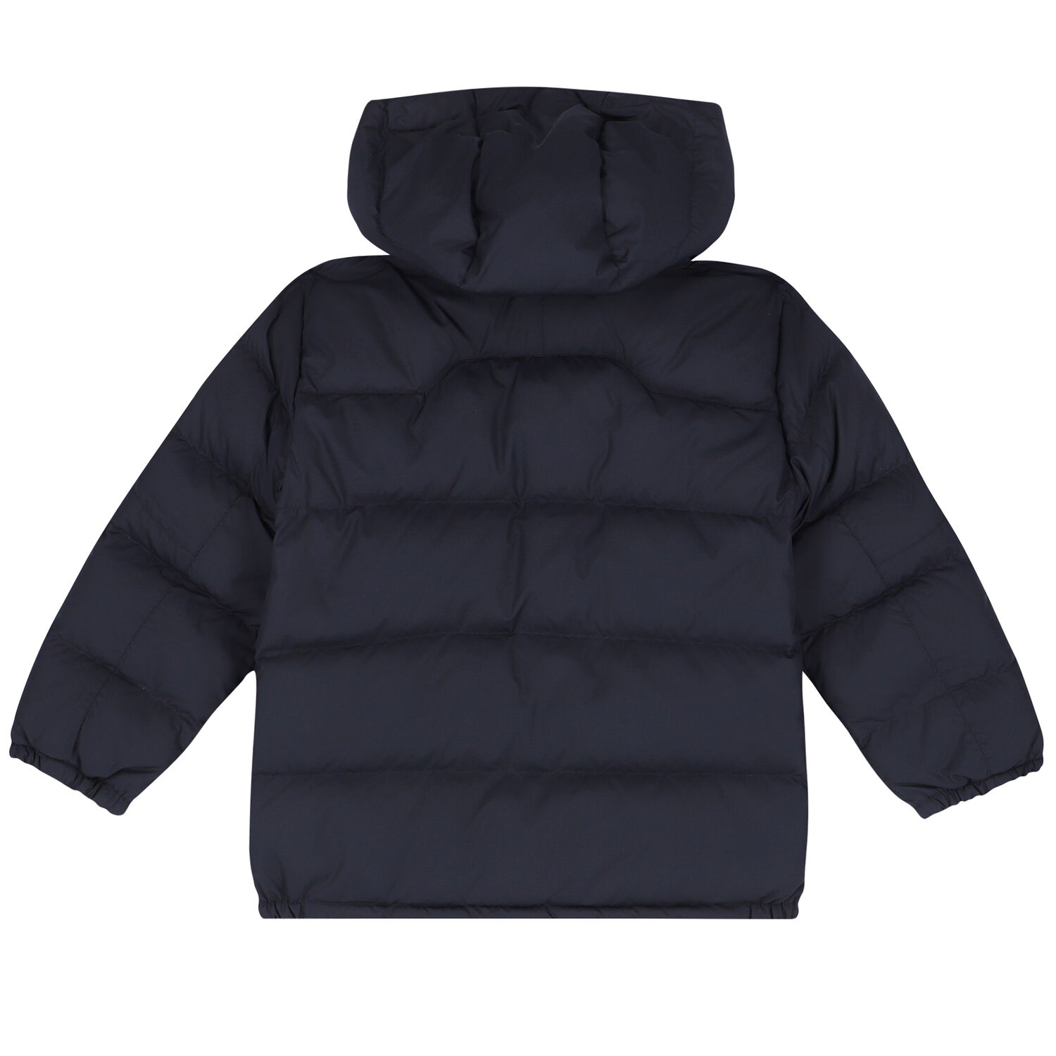 Boys Navy Logo Puffer Jacket, 1, hi-res
