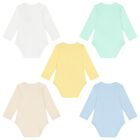 Multi-Coloured Logo Bodysuit( 5-Pack ), 1, hi-res