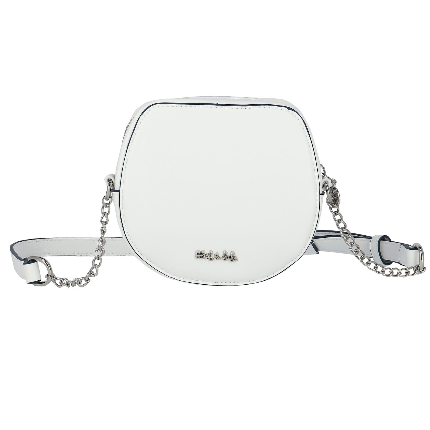 Girls White Logo Leather Handbag, 1, hi-res image number null