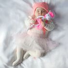 Baby Girls Pink Knit & Tulle Dress, 1, hi-res