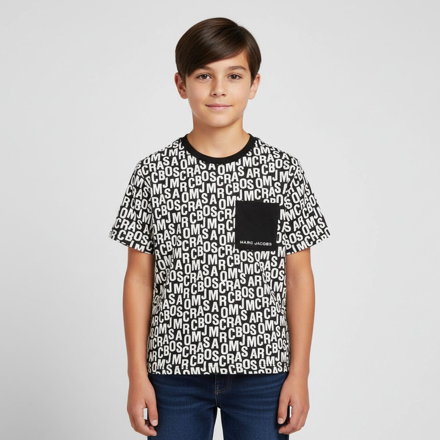 Black & White Logo T-Shirt, 1, hi-res