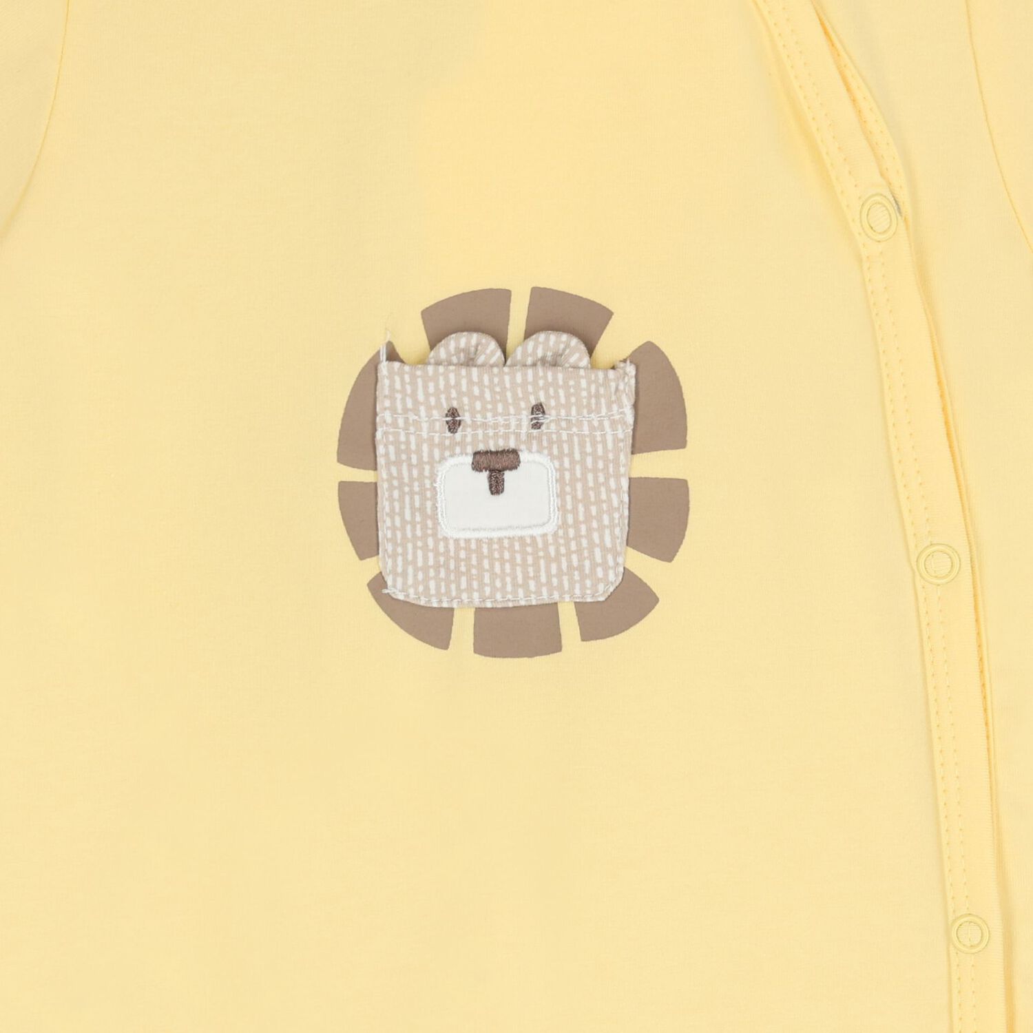 Baby Boys White & Yellow Animals Romper ( 2-Pack ), 3, hi-res