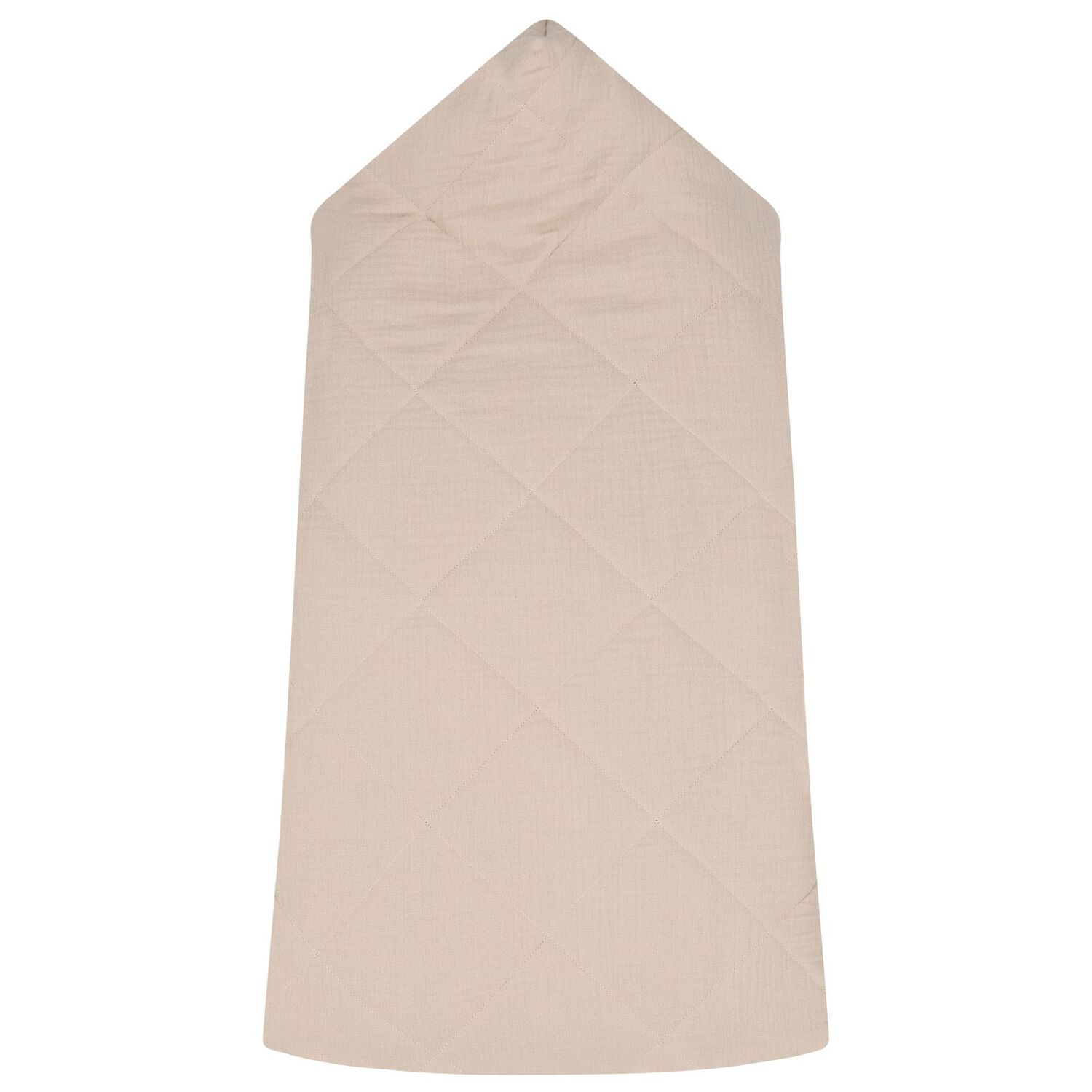 Ivory & Beige Hooded Reversible Baby Nest, 1, hi-res