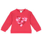 Girls Pink Hearts Skirt Set, 1, hi-res
