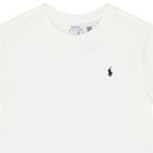 Boys White Logo T-Shirt, 1, hi-res