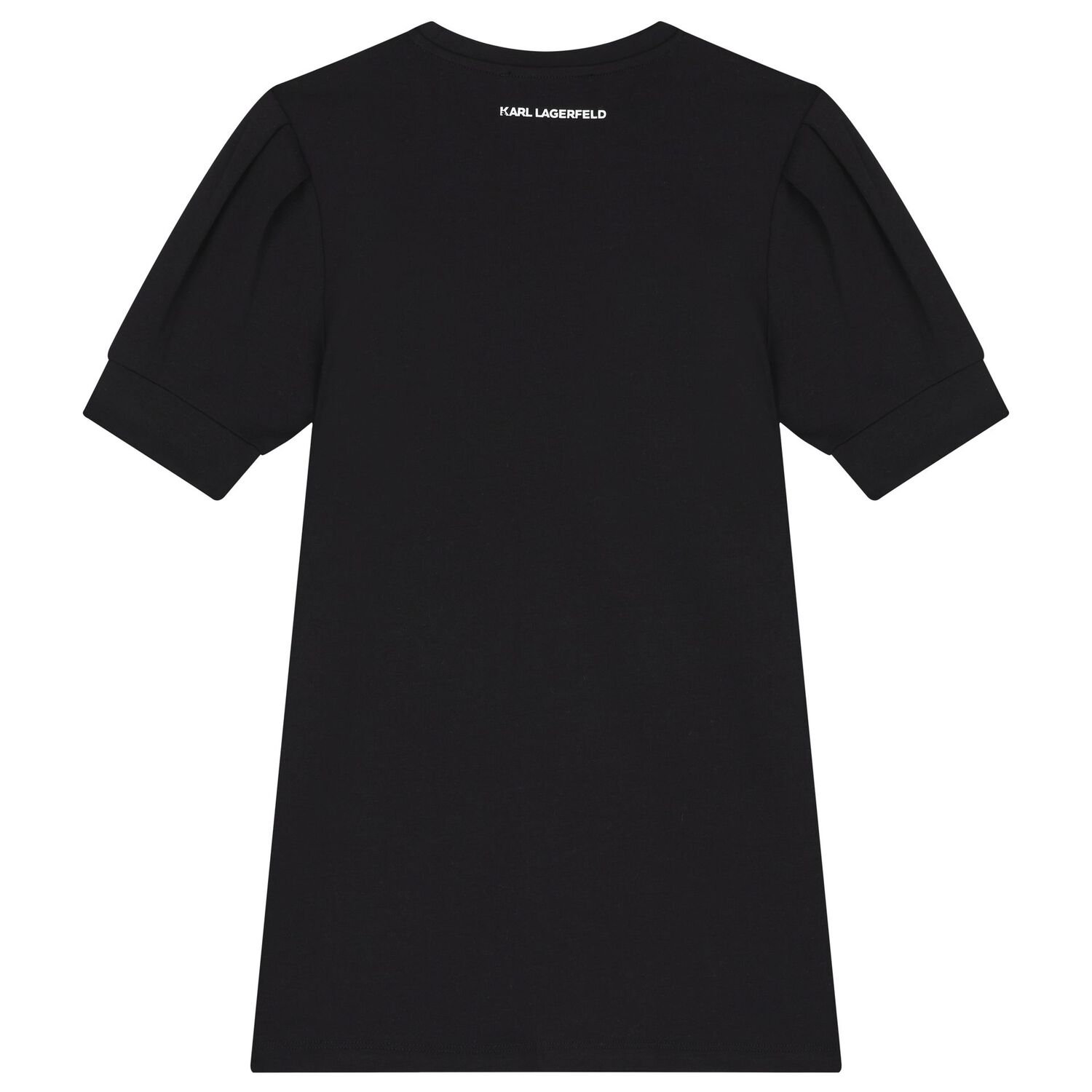 Girls Black Choupette Dress, 1, hi-res