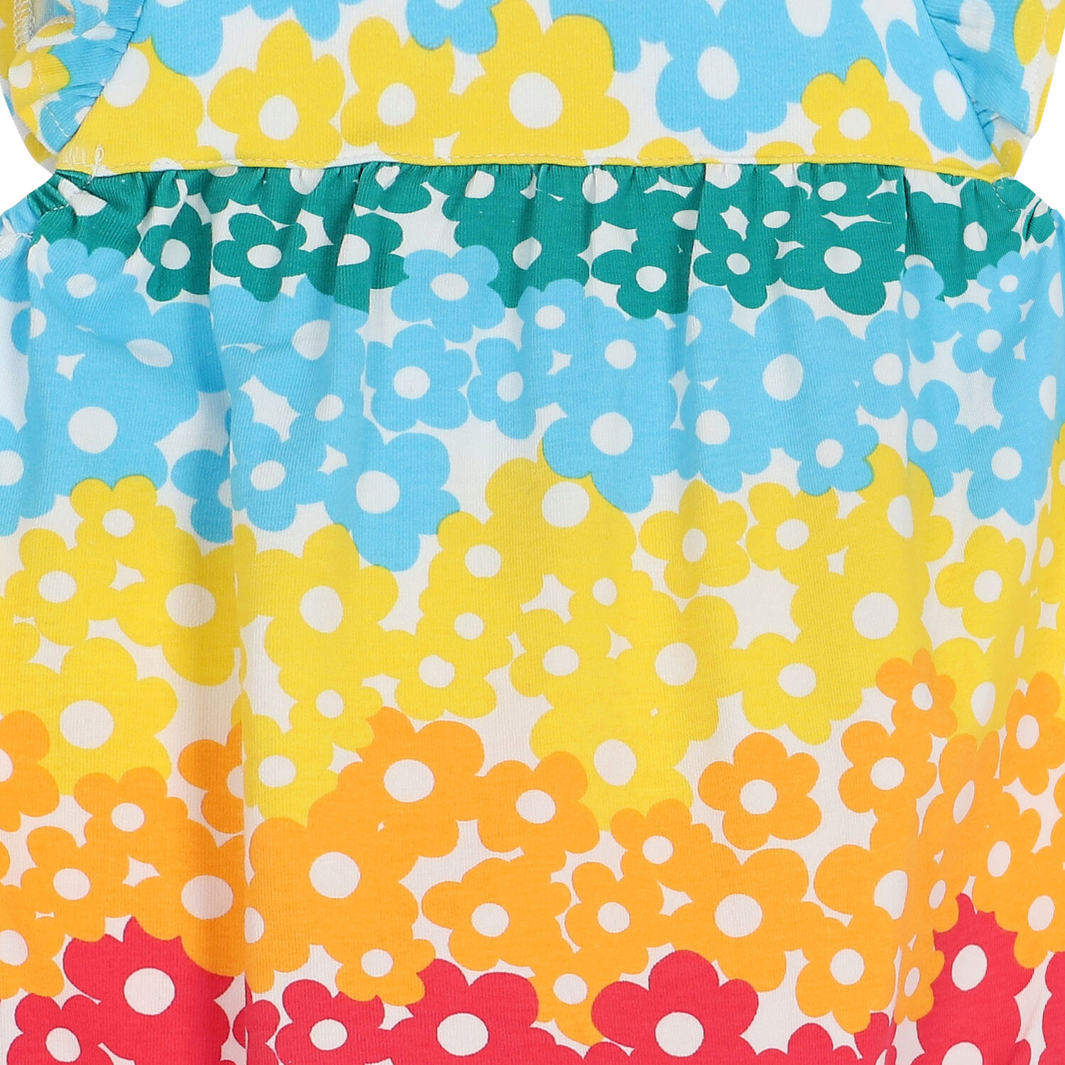 Baby Girls Multi-Colored Flower Shortie, 1, hi-res