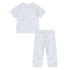 Younger Boys Blue Tiger Logo Joggers Set, 1, hi-res