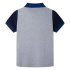 Boys White Logo Polo Shirt, 1, hi-res