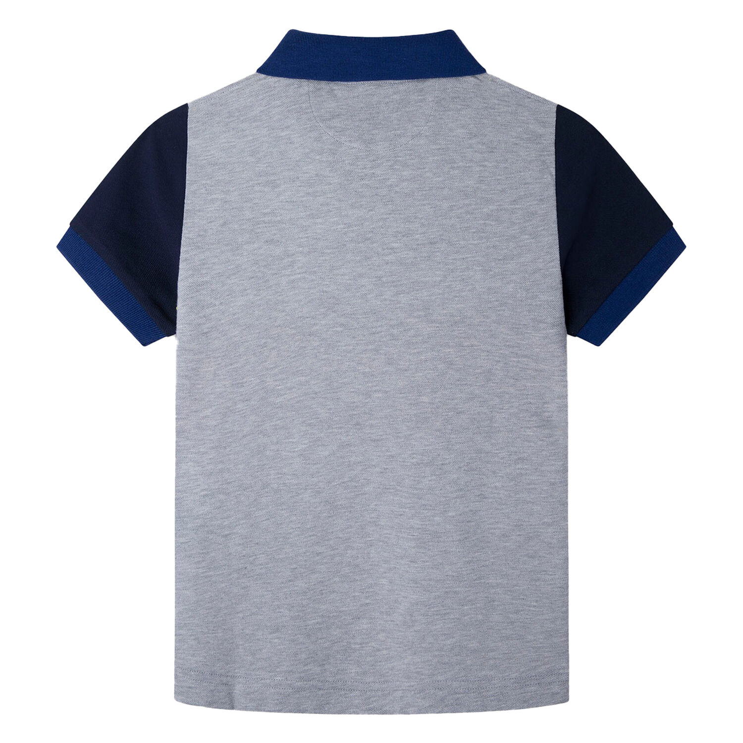 Boys White Logo Polo Shirt, 1, hi-res