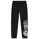 Boys Black Logo Joggers, 1, hi-res