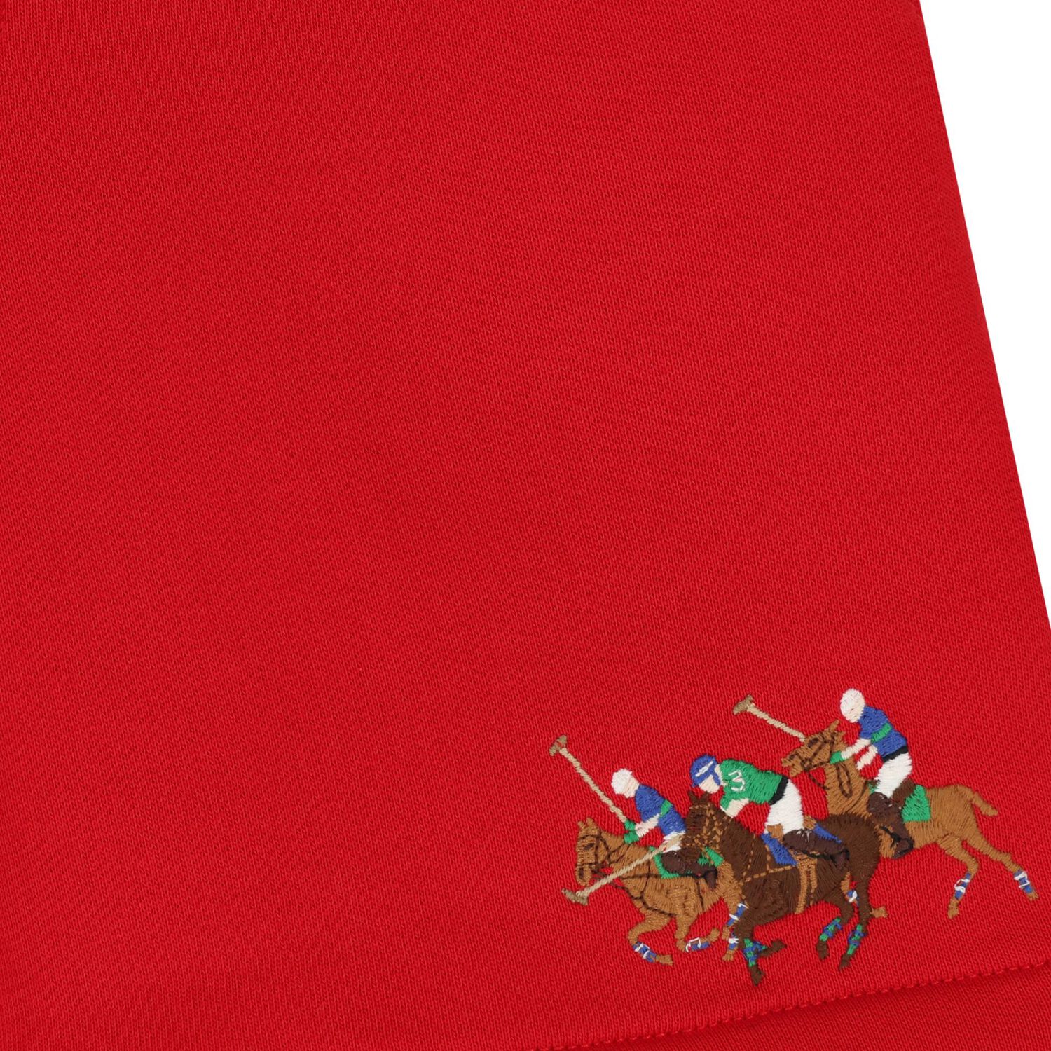 Boys Red Logo Shorts, 1, hi-res