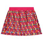 Girls Pink Pleated Skirt, 1, hi-res