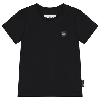 Boys Black Logo T-Shirt