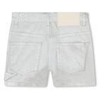 Girls Silver Logo Shorts, 1, hi-res