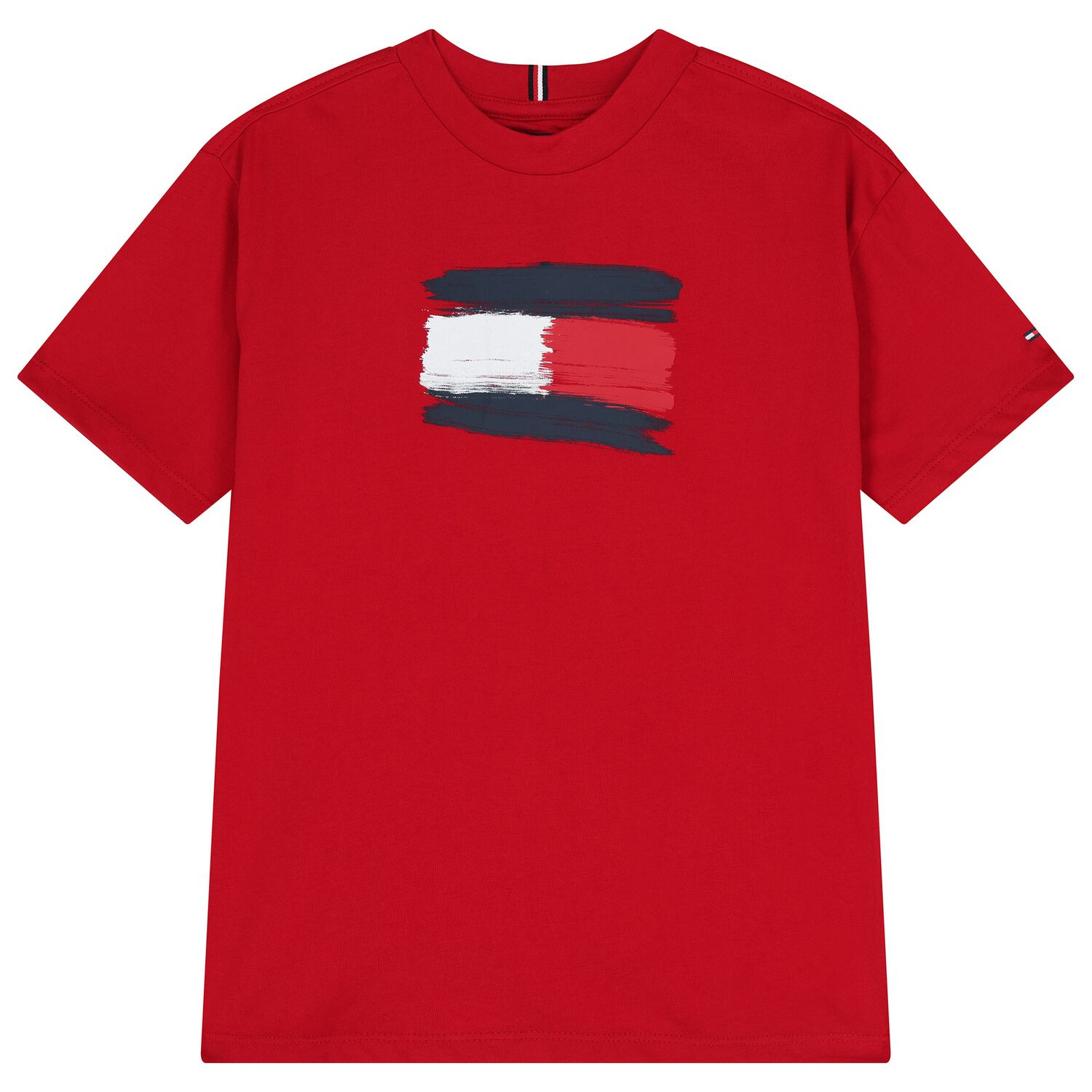 Boys Red Logo T-Shirt, 3, hi-res