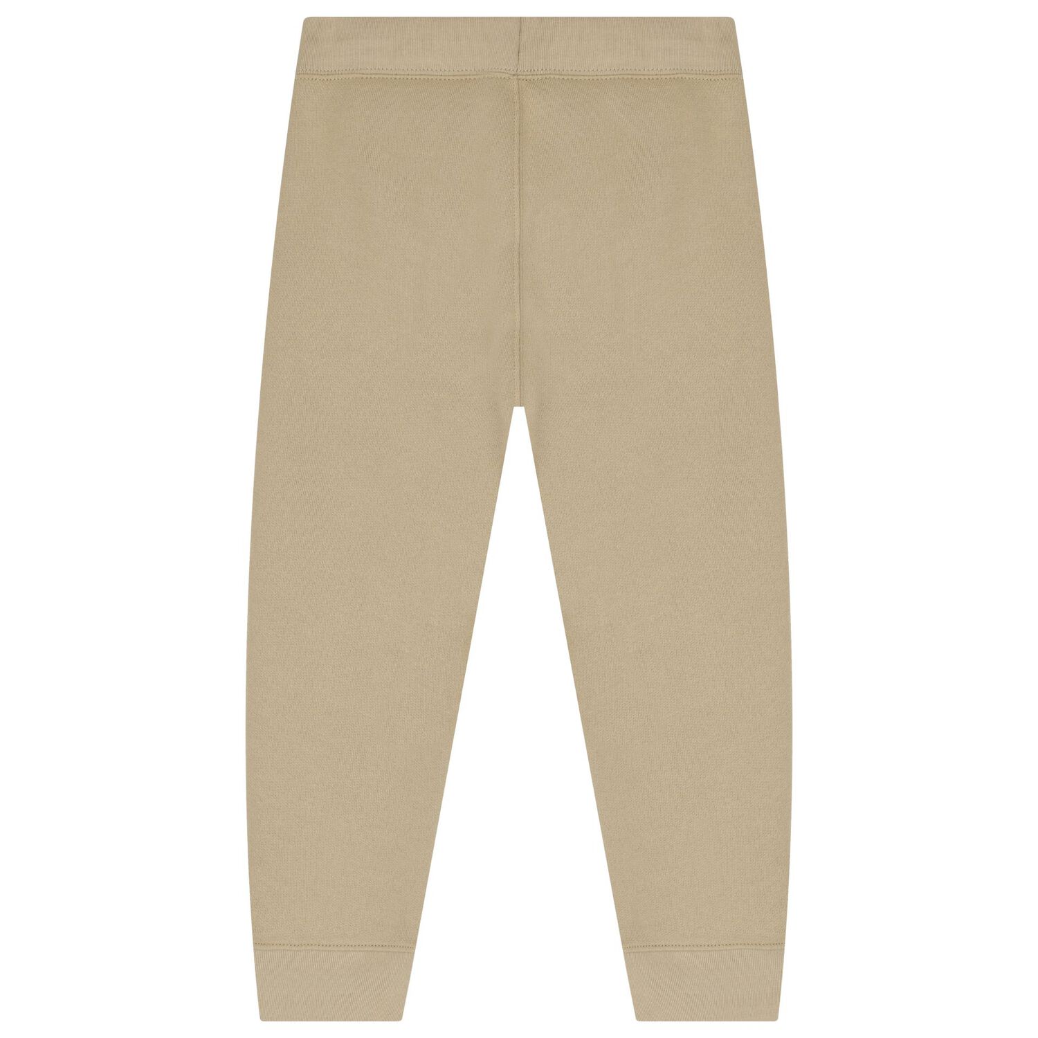 Boys Beige Logo Joggers, 1, hi-res