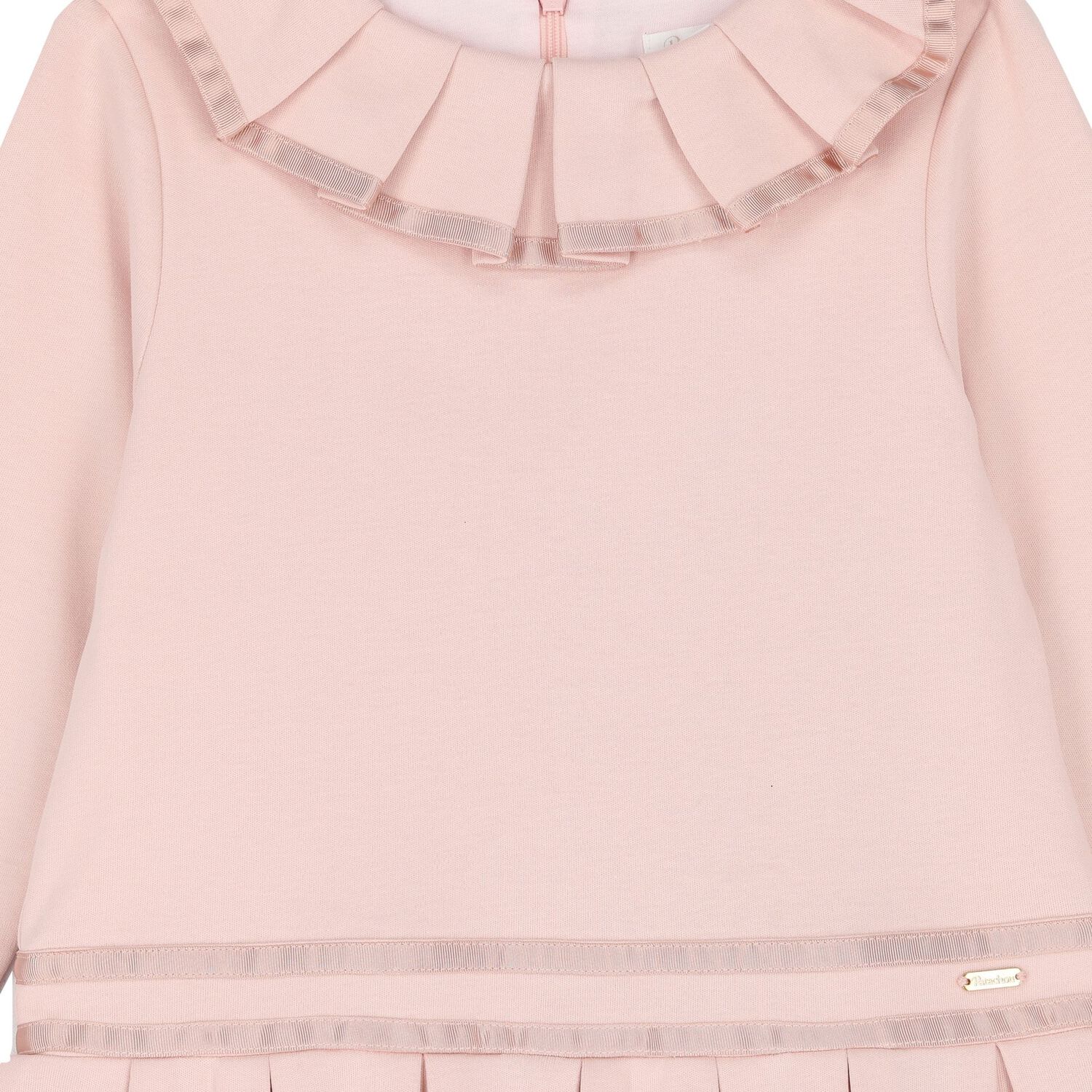 Girls Pink Pleated Dress, 1, hi-res image number null