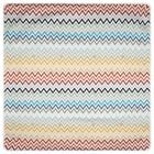 Multi-Coloured Zigzag Baby Blanket, 1, hi-res