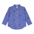 Baby Boys Blue & Beige Trouser Set , 1, hi-res