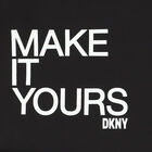 Girls Black Logo Crop Top, 1, hi-res