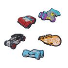 Hot Wheels 5 Pack Jibbitz Crocs Charms, 1, hi-res