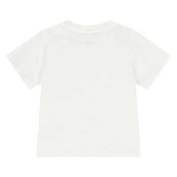 Younger Girls White Fish T-Shirt