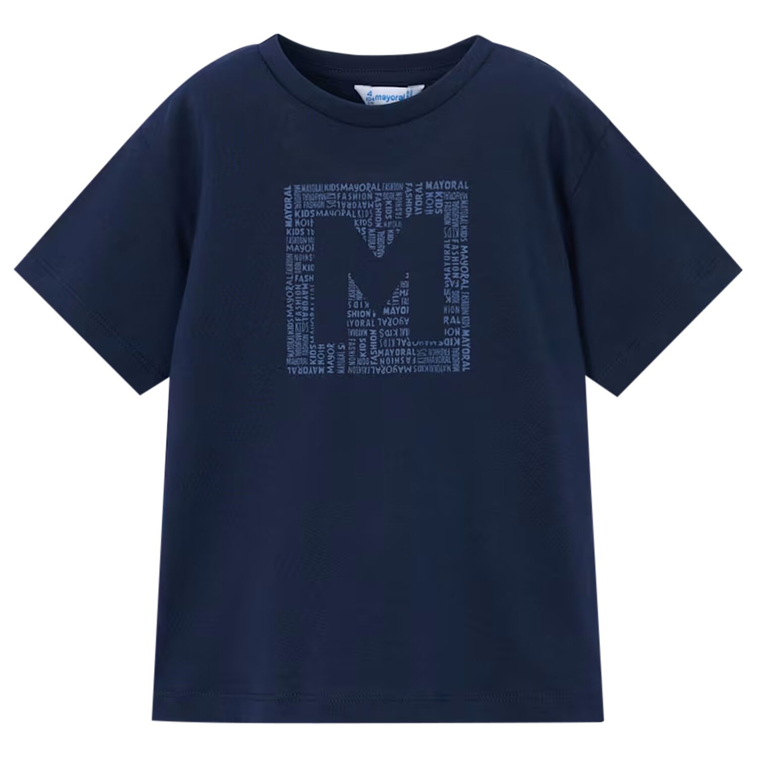 Boys Navy Blue Logo T-Shirt, 4, hi-res