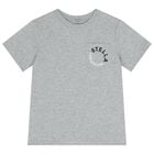 Boys Grey Logo T-Shirt, 1, hi-res