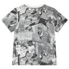 Grey Jordan Brooklyn Collage T-Shirt, 1, hi-res