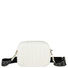Girls White Logo Quilted Bag, 1, hi-res