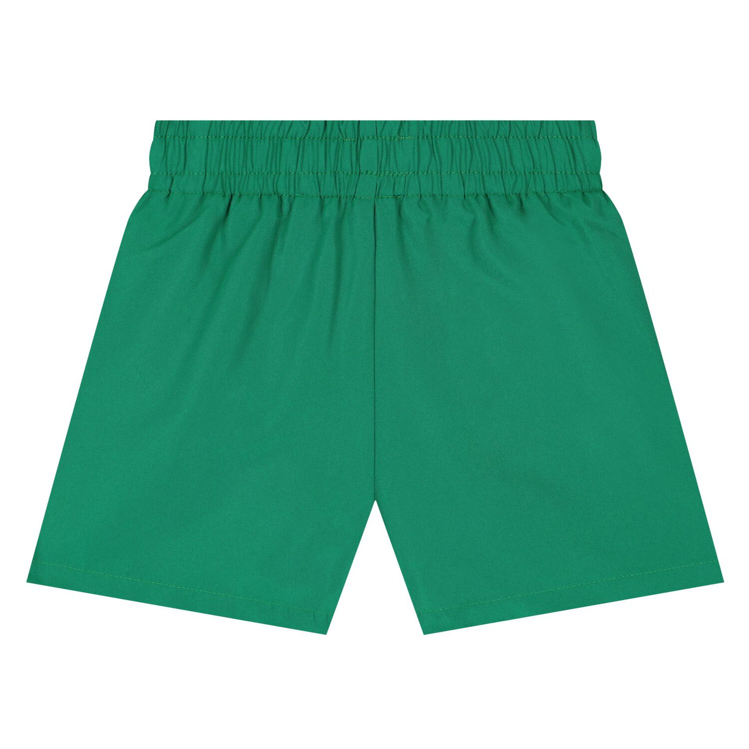 Younger Boys Green Logo Swim Shorts, 1, hi-res