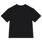 Boys Black Logo T-Shirt, 2, hi-res